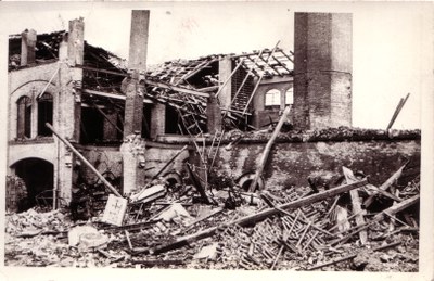 Fornace Coraglia distrutta dai bombardamenti
