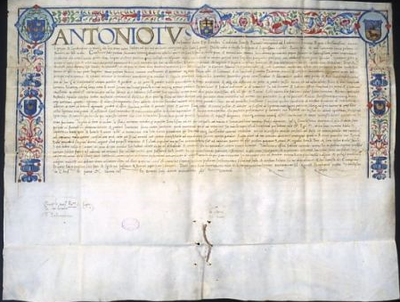 Nomina di Giovanni Pietro de Lupis a conte palatino, 1507.png