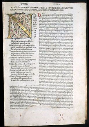 Dante Alighieri, La Commedia, 1487