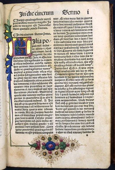 Jacopo da Varagine, Sermones quadragesimales, 1493